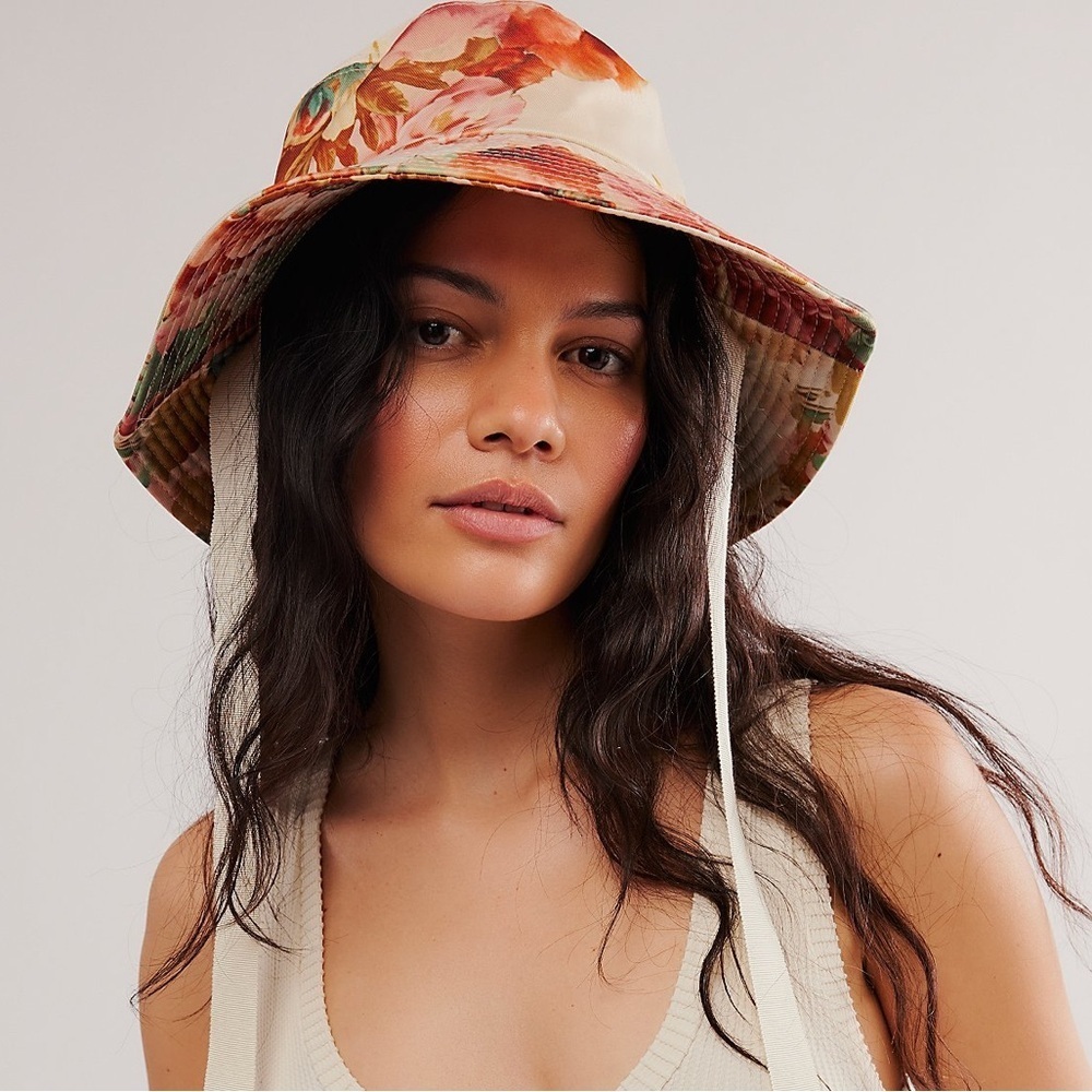 Free People Anthropologie X Wyeth Romy Hat Floral Bucket Hat - Picture 2 of 9